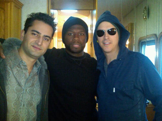Antonio Esfandiari, 50 cent and Phil Laak Antonio Esfandiari, 50 cent and Phil Laak